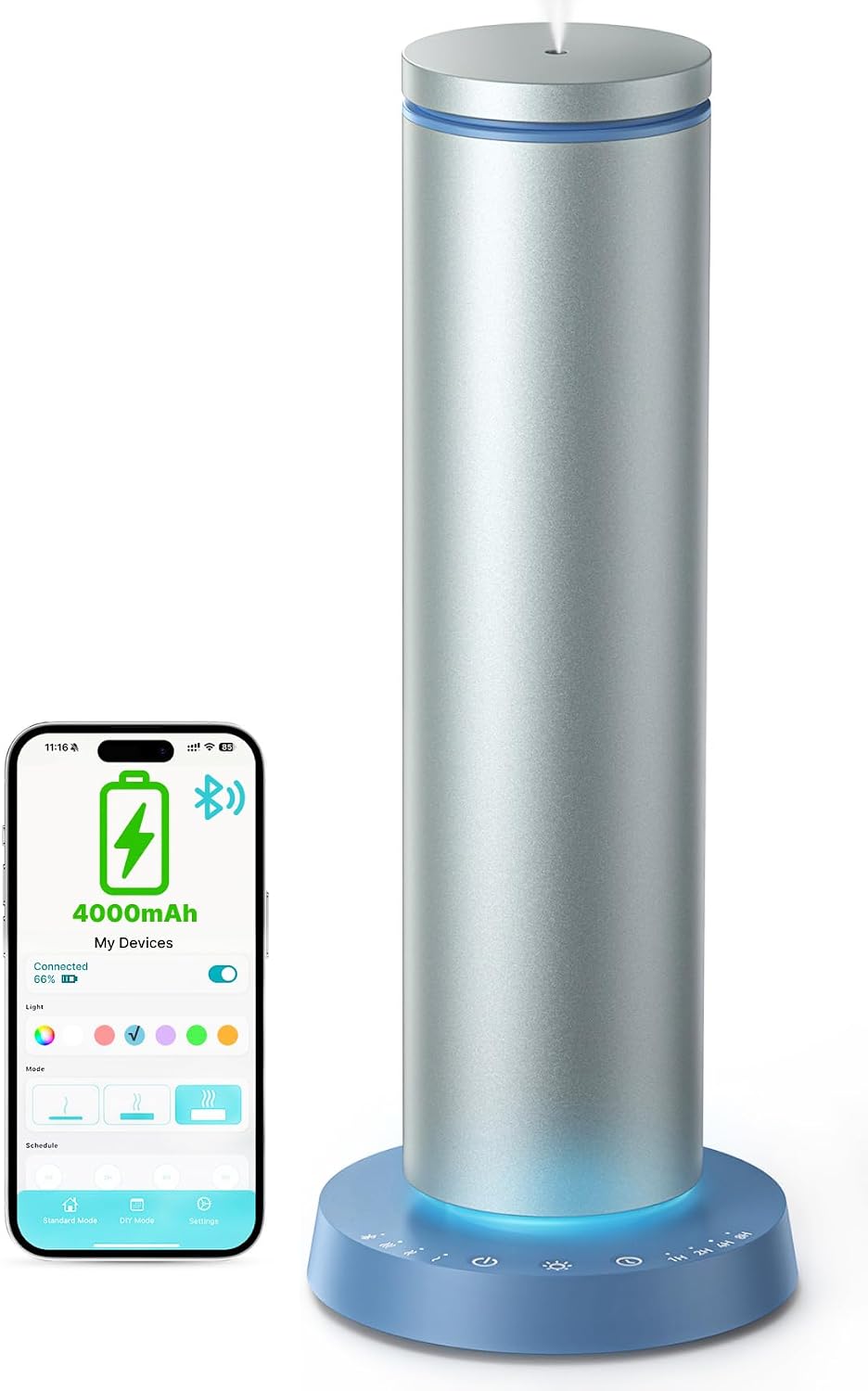 XEITIN Apex 2000™ Cordless Rechargeable Scent Diffuser (2,000 Sq. Ft. | 4000mAh Battery)