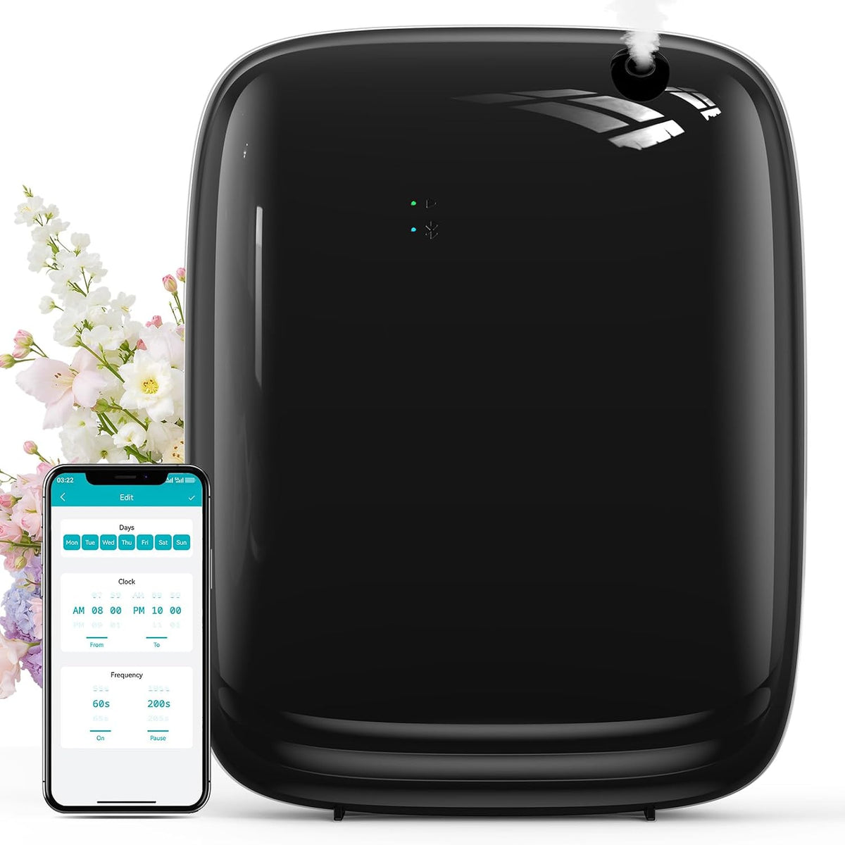 Ziweo 2,000 Sq. Ft. Smart Waterless Essential Oil Scent Diffuser