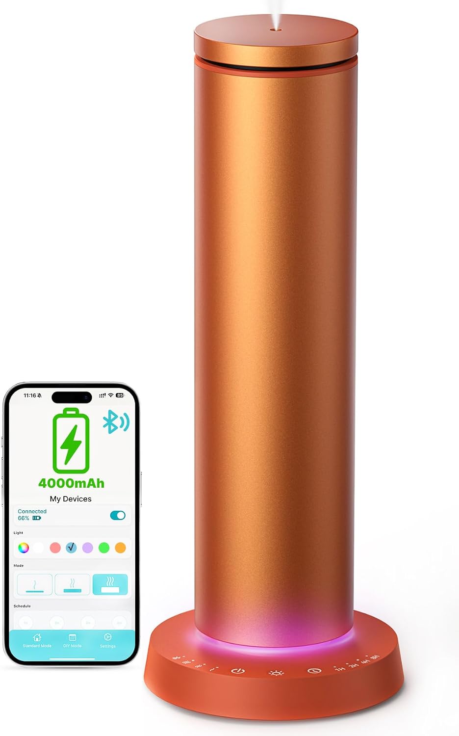 XEITIN Apex 2000™ Cordless Rechargeable Scent Diffuser (2,000 Sq. Ft. | 4000mAh Battery)