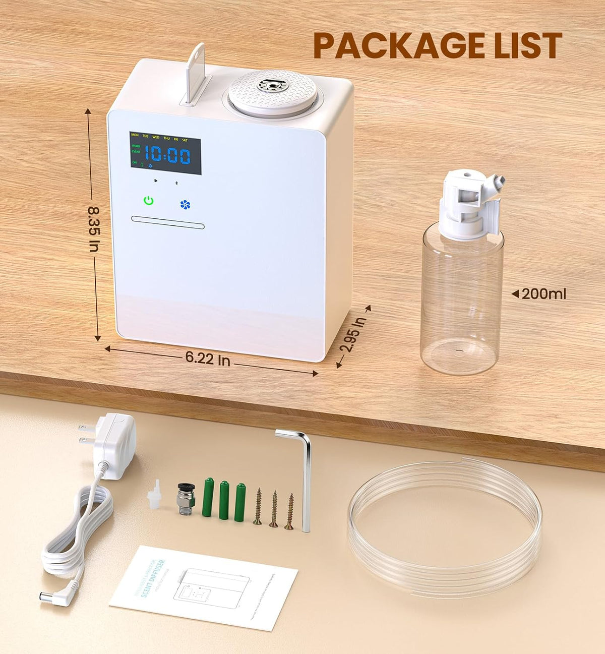 XEITIN™ Apex 5000 Smart HVAC Scent Diffuser | 5,000 Sq. Ft. Whole-Home Waterless Cold-Air Machine