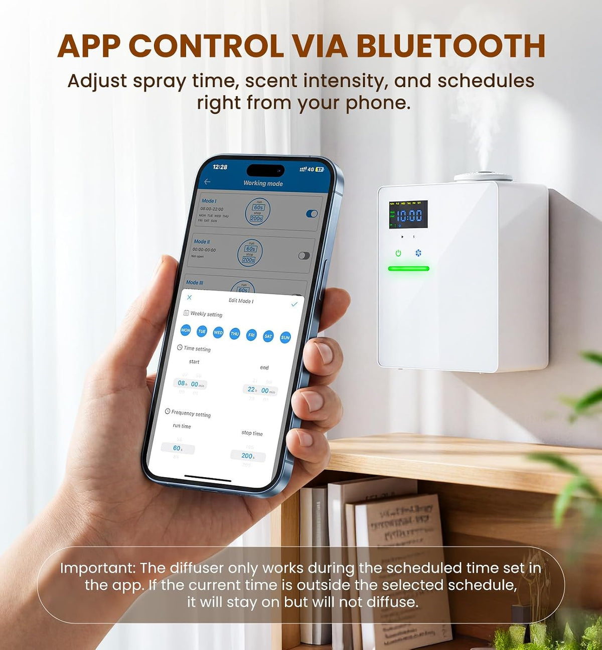 XEITIN™ Apex 5000 Smart HVAC Scent Diffuser | 5,000 Sq. Ft. Whole-Home Waterless Cold-Air Machine