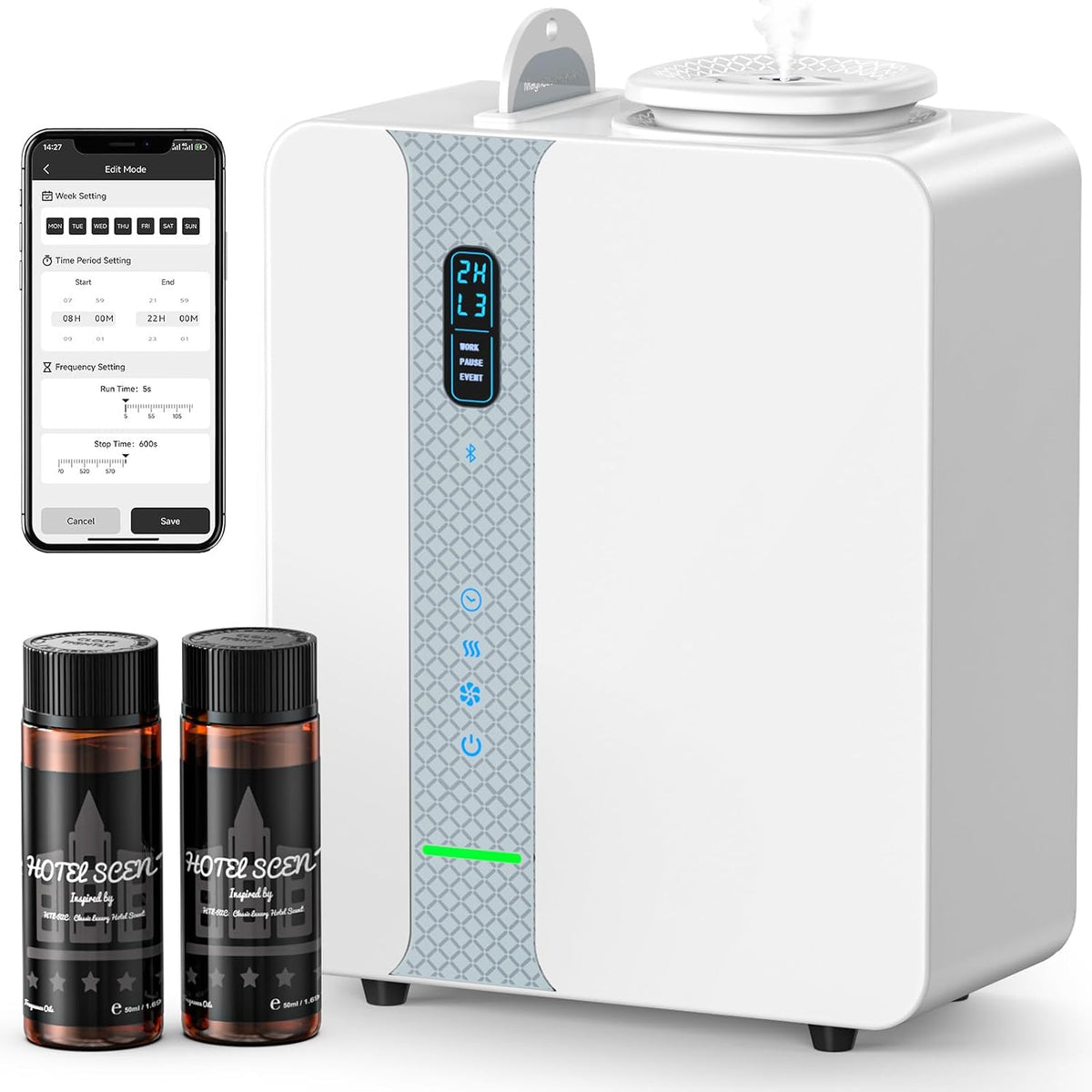 XEITIN™ Apex 3500 HVAC Smart Waterless Scent Diffuser (3,500 Sq. Ft.)