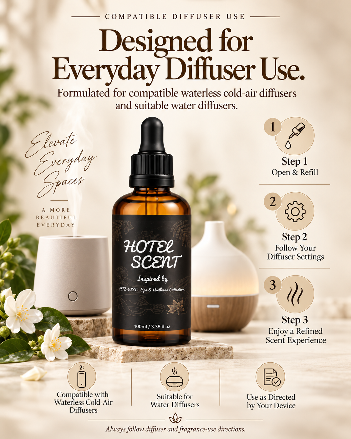 Effortless Refill & Universal Use