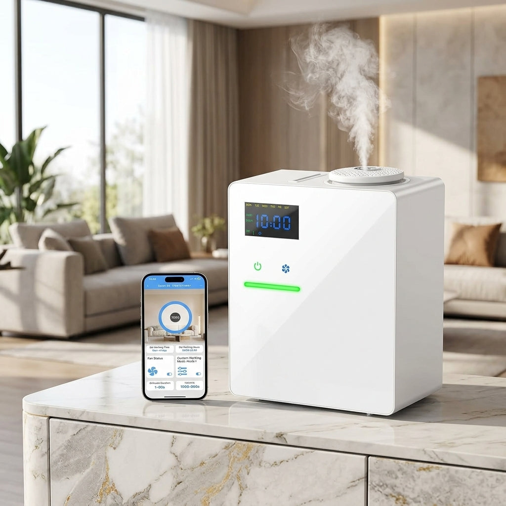 XEITIN waterless cold-air scent diffuser in a modern interior