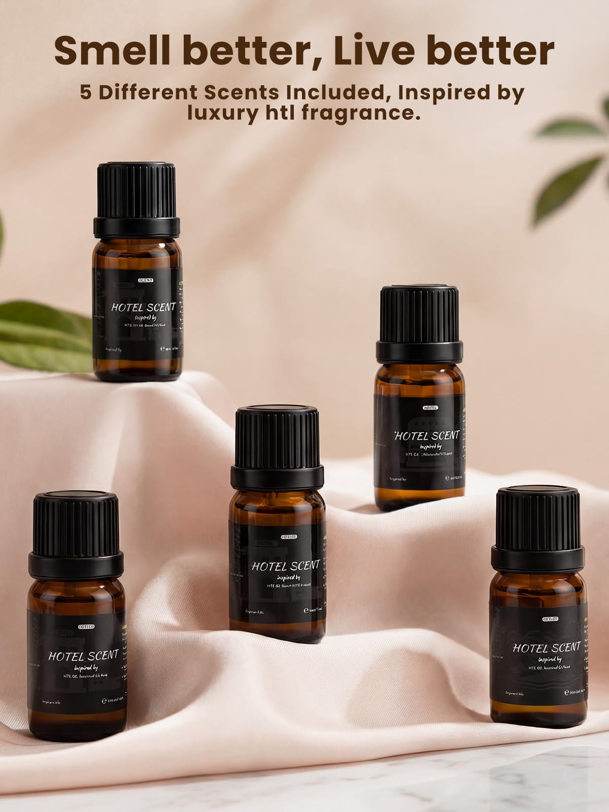 XEITIN Signature Scenting Set | Waterless Cold Air Diffuser & 5 Hotel-Inspired Oils