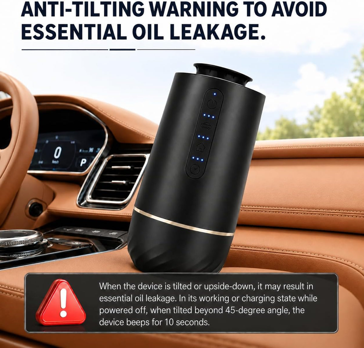Smart Waterless Car Cup-Holder Scent Diffuser | XEITIN